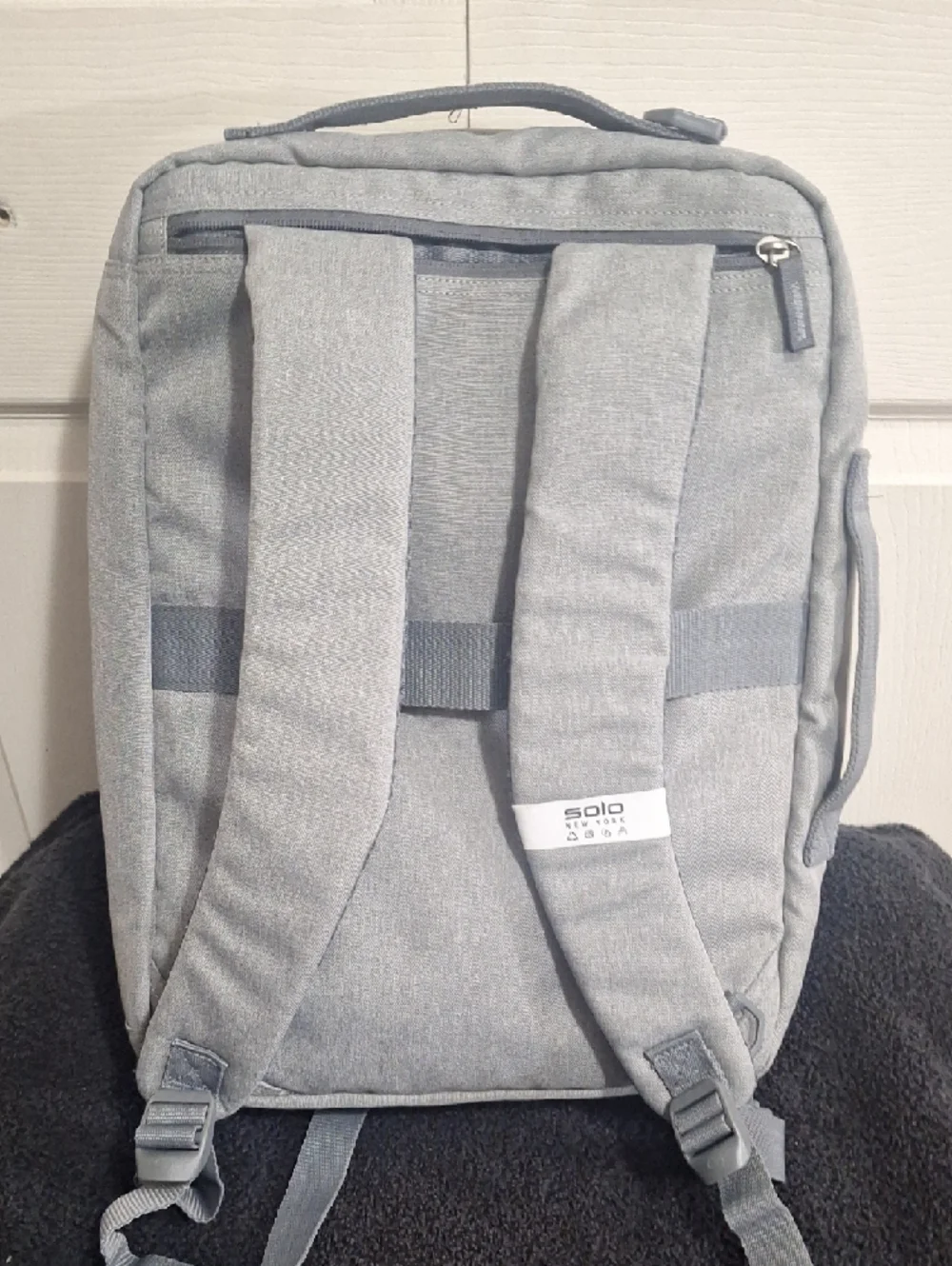 Solo New York Re:Utilize Hybrid Backpack Briefcase - Gray